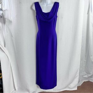 Spenser Jeremy Vibrant Purple/Blue Maxi Dress size 8